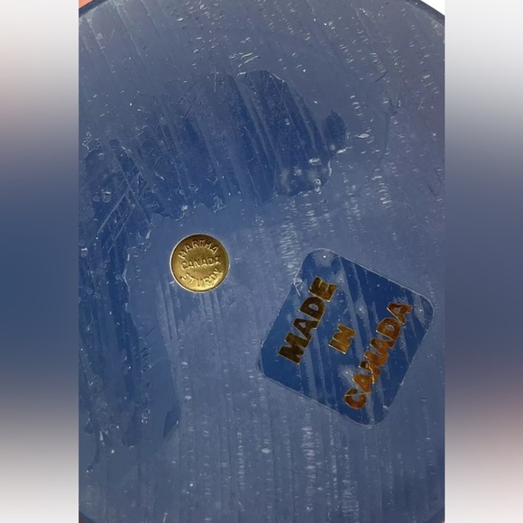 RARE Vintage MARTHA STURDY Canada Resin vases 15.5”H art Pieces Blue And Purple - Picture 16 of 16